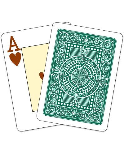 Πλαστικές κάρτες πόκερ Texas Poker - σκούρο πράσινη πλάτη - 3