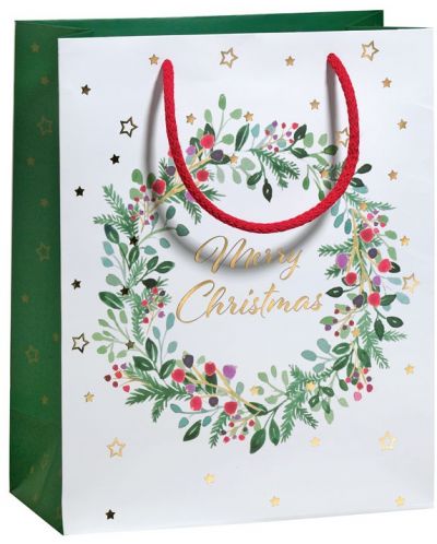 Σακούλα δώρου Zoewie - Merry Christmas, 17 x 9 x 22.5 cm - 1