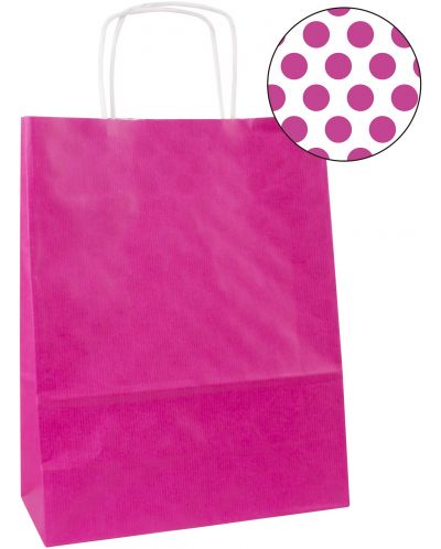 Τσάντα δώρου Apli - 25 x 11 x 31, ροζ - 1