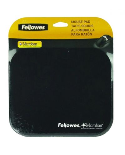  Pad για ποντίκι  Fellowes - Microban, αντιβακτηριδιακό, S, μαλακό, μαύρο - 2