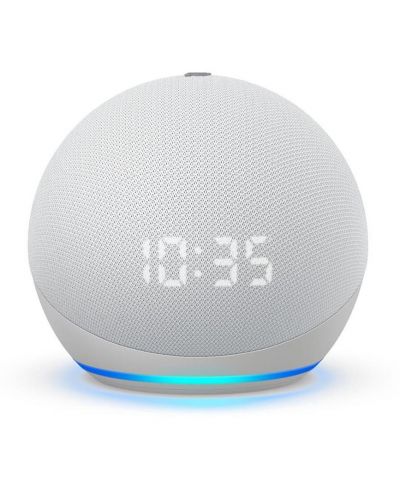 Φορητό ηχείο Amazon - Echo Dot 4, άσπρο - 1