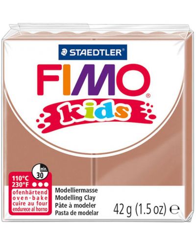 Πολυμερής πηλός  Staedtler Fimo Kids - Ανοιχτό καφέ - 1