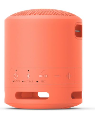 Φορητό ηχείο Sony - SRS-XB13, αδιάβροχο, πορτοκαλί - 3