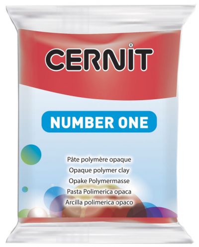 Πολυμερικός Πηλός Cernit №1 - κόκκινο, 56 g - 1