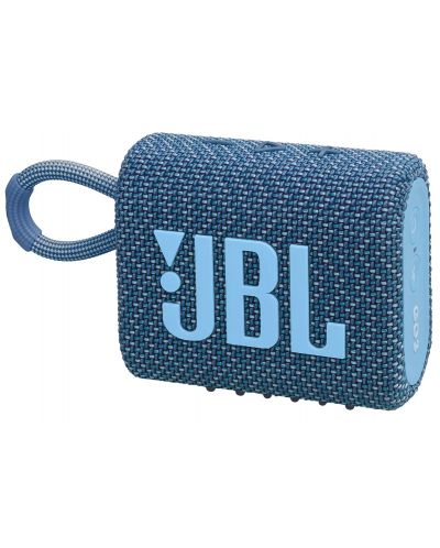 Φορητό ηχείο JBL - Go 3 Eco, μπλε - 4