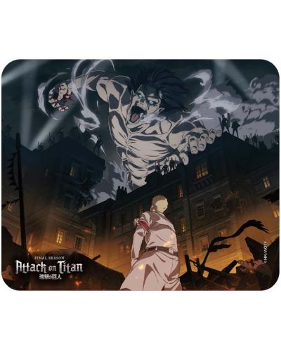 Mouse pad ABYstyle Animation: Attack on Titan - Attacking Liberio - 1