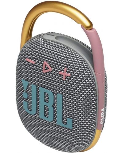 Φορητό ηχείο JBL - Clip 4, γκρι - 3