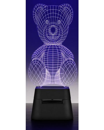 Φορητό ηχείο Cellularline - LED Lights Bear, μαύρο - 2