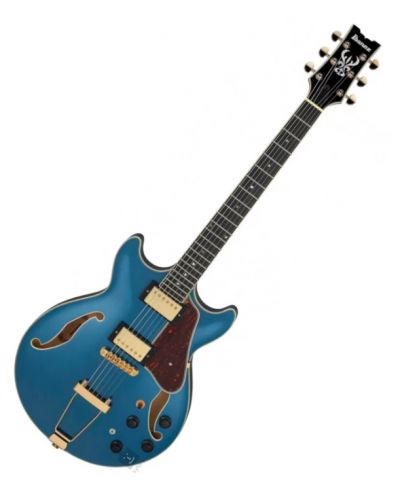 Ημιακουστική κιθάρα  Ibanez - AMH90, Prussian Blue Metallic - 1