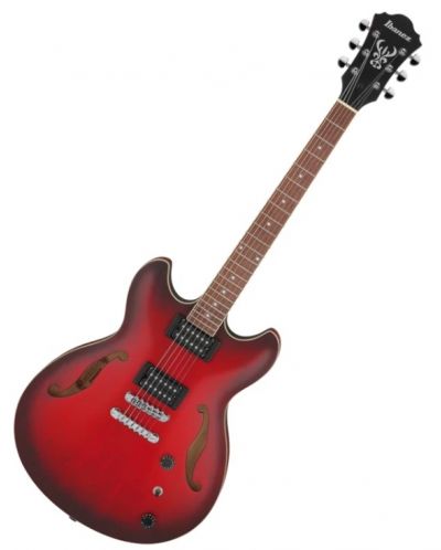 Ημιακουστική κιθάρα  Ibanez - AS53, Sunburst Red Flat - 1