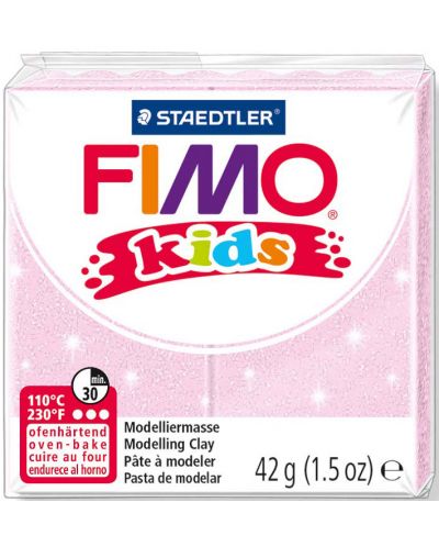 Πηλός πολυμερής Staedtler Fimo Kids - pearl pink color - 1