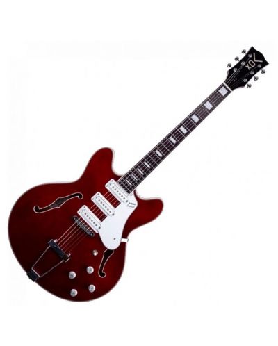 Ημιακουστική κιθάρα VOX - BC S66 CR, Cherry Red - 1