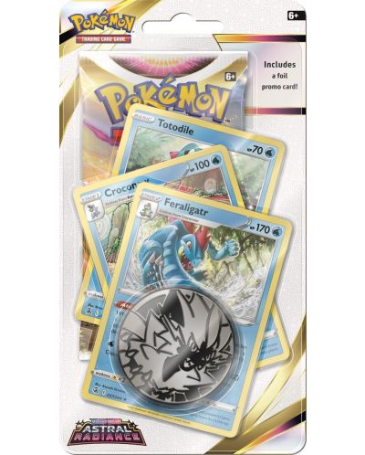 Pokemon TCG: Sword & Shield - Astral Radiance Premium Checklane Blister - Feraligatr - 1