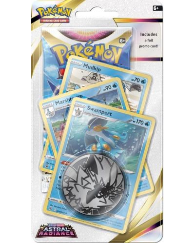 Pokemon TCG: Sword & Shield - Astral Radiance Premium Checklane Blister - Swampert	 - 1