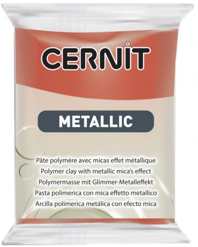 Πολυμερικός Πηλός Cernit Metallic - Honey, 56 g - 1
