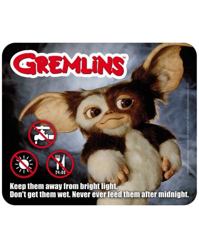 Mouse pad  ABYstyle Movies: Gremlins - Gizmo 3 rules	 - 1