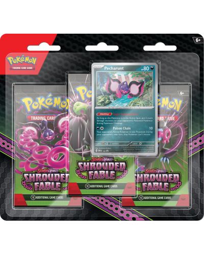 Pokemon TCG: Scarlet & Violet 6.5 Shrouded Fable 3 Pack Blister - 1