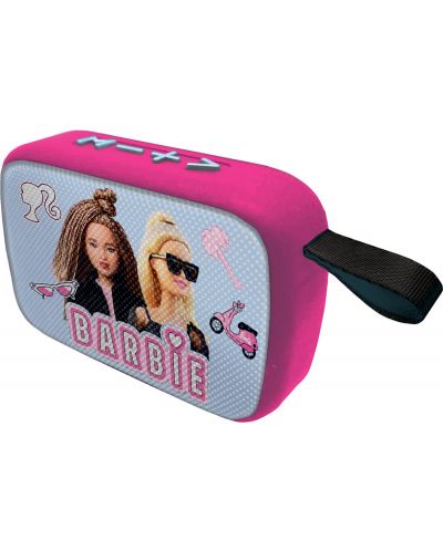 Φορητό ηχείο  Lexibook - Barbie BT018BB, ροζ - 1