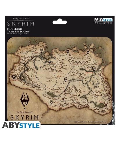 Pad για ποντίκι  ABYstyle Games: Skyrim - Map - 2