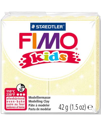 Πολυμερικός πηλός Staedtler Fimo Kids -pearl yellow color - 1