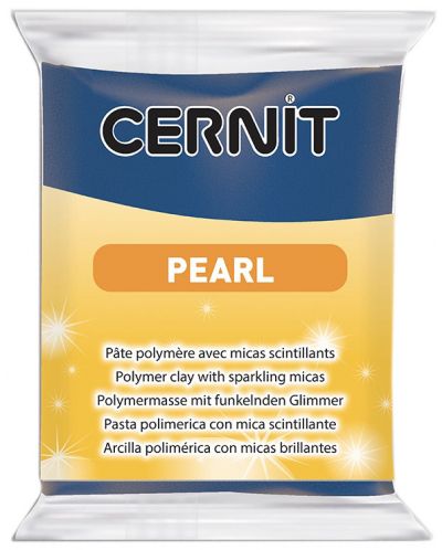 Πολυμερικός Πηλός Cernit Pearl - Μπλε, 56 g - 1