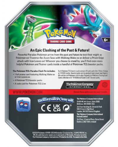 Pokemon TCG: May Ex Tin - Walking Wake  - 2