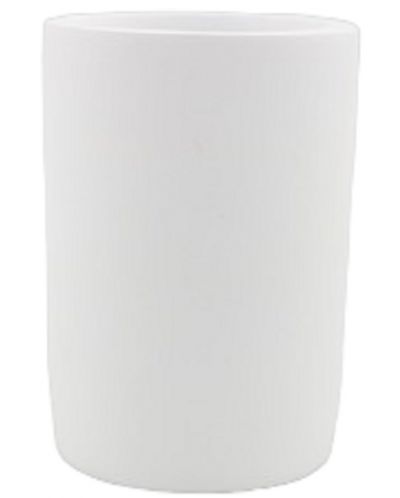 Βάση οδοντόβουρτσας Inter Ceramic - Daisy, 7 x 10 cm, λευκή - 1