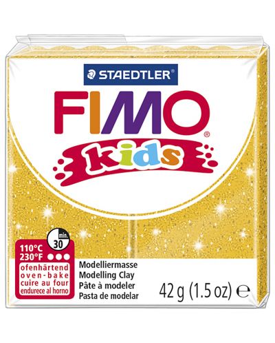 Πηλός πολυμερής Staedtler Fimo Kids - χρυσό χρώμα - 1