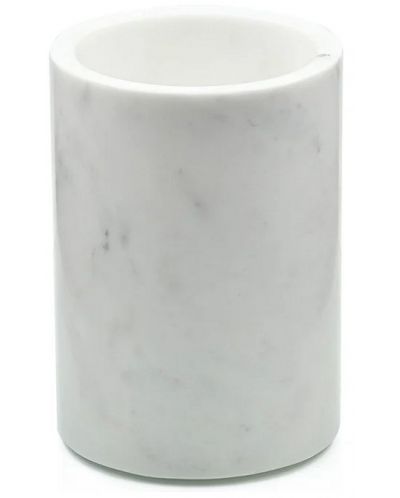 Θήκη για οδοντόβουρτσα Wenko - Onyx, 7 х 12.5 cm, λευκό μάρμαρο - 1
