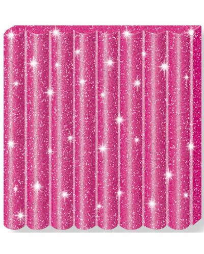 Staedtler Fimo Kids πολυμερικός πηλός - γυαλιστερό ροζ χρώμα - 2
