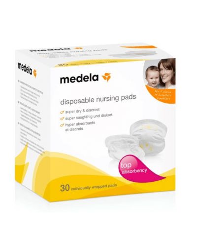 Επιθέματα για μητρικό γάλα  Medela - Safe&Dry,30 τεμάχια - 2