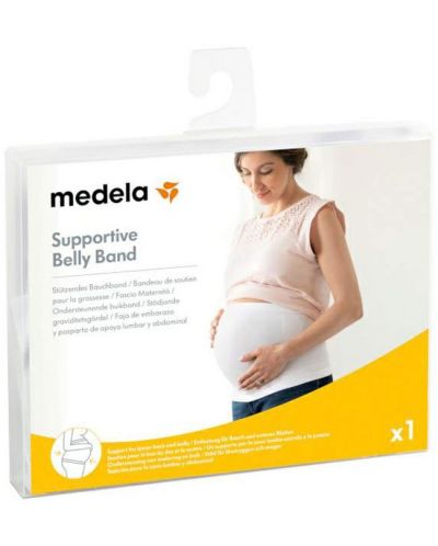 Medela Ζώνη υποστήριξης εγκυμοσύνης, μέγεθος XL, λευκή - 2