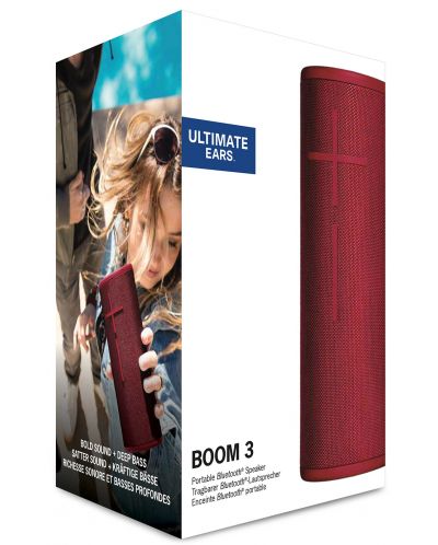 Φορητό ηχείο Ultimate Ears - BOOM 3, Sunset Red - 7