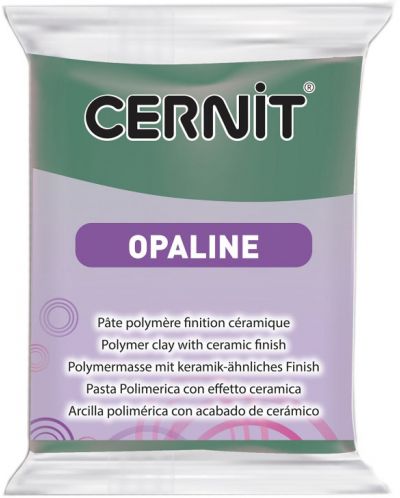 Πολυμερικός Πηλός Cernit Opaline - Πράσινο, 56 g - 1