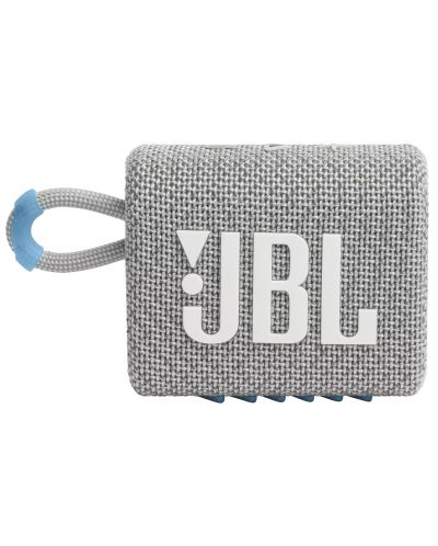 Φορητό ηχείο JBL - Go 3 Eco, λευκό/γκρι - 5
