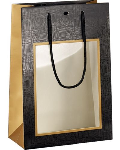 Τσάντα δώρου  Giftpack - 20 x 10 x 29 cm,μαύρο και χάλκινο - 1
