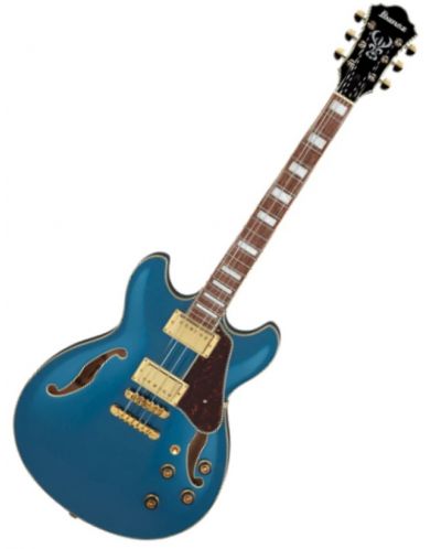 Ημιακουστική κιθάρα Ibanez - AS73G, Prussian Blue Metallic - 1