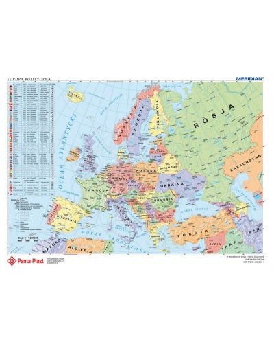 Χαλάκι γραφείου Panta Plast - Με πολιτικούς χάρτες του Κόσμου και της Ευρώπης - 2