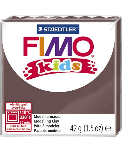 Πολυμερικός πηλός  Staedtler Fimo Kids -καφέ χρώμα - 1