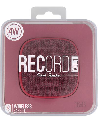 Φορητό ηχείο T'nB - Record Vol.1, κόκκινο - 5