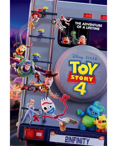 Maxi αφίσα Pyramid Disney: Toy Story 4 - Aadventure of a Lifetime - 1