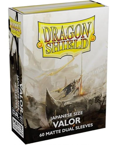 Προστατευτικά καρτών Dragon Shield Dual Sleeves - Small Matte Valor (60 τεμ.) - 1