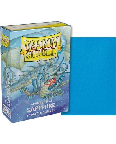 Προστατευτικά καρτών Dragon Shield Sleeves - Small Matte Sapphire (60 τεμ.) - 2