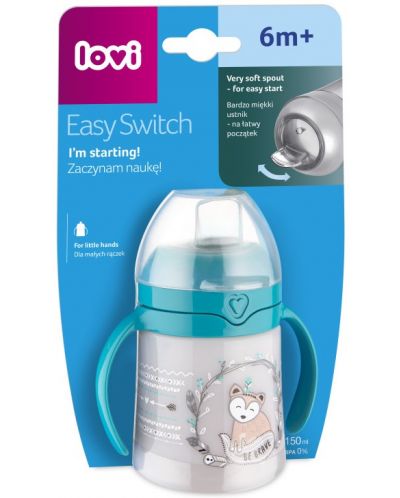 Μεταβατικό κύπελλο Lovi - Easy Switch, Indian Summer, 150 ml - 3