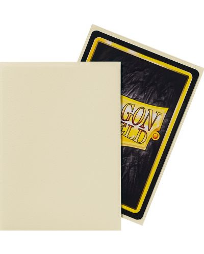 Προστατευτικά καρτών Dragon Shield Sleeves - Matte Ivory (100 τεμ.) - 3