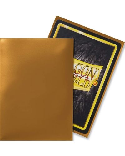 Προστατευτικά καρτών Dragon Shield Classic Sleeves - Gold (100 τεμ.) - 3