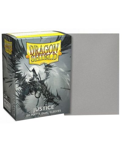 Προστατευτικά καρτών Dragon Shield Dual Sleeves - Matte Justice (100 τεμ.) - 2