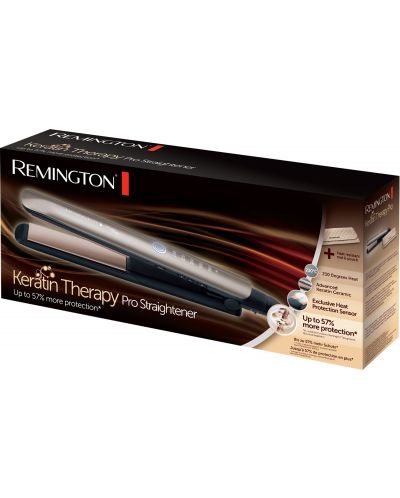 Ισιωτικό μαλλιών Remington - S8590, 230ºC, κεραμική επίστρωση, μπεζ - 2