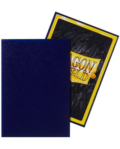 Προστατευτικά καρτών Dragon Shield Sleeves - Small Matte Night Blue (60 τεμ.) - 3