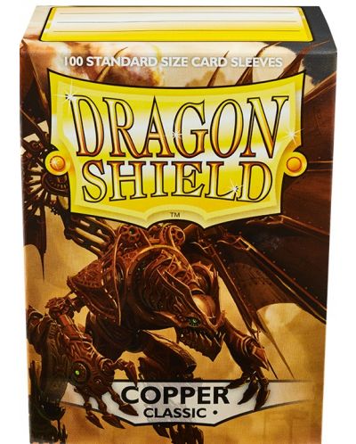 Προστατευτικά καρτών Dragon Shield Classic Sleeves - Copper (100 τεμ.) - 1
